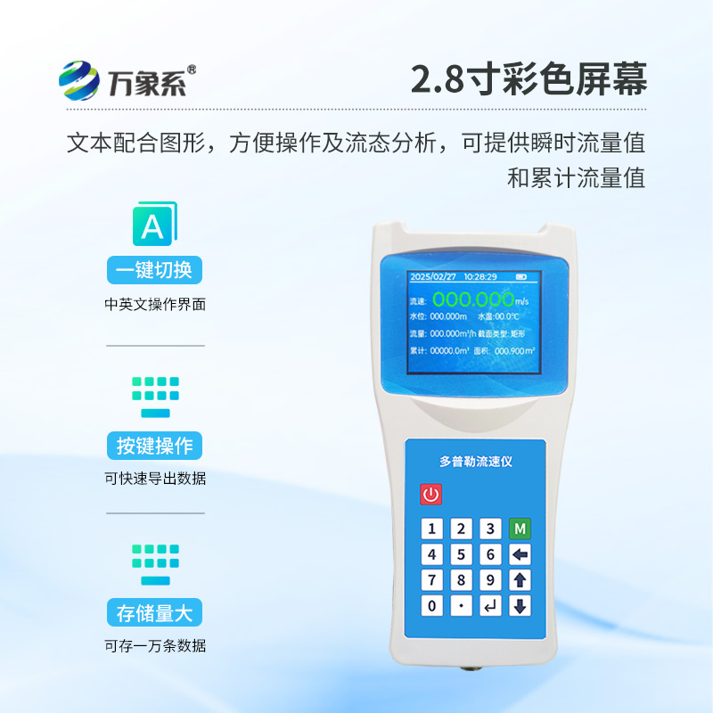 流速流量測(cè)量的好幫手，超聲波多普勒流速儀！